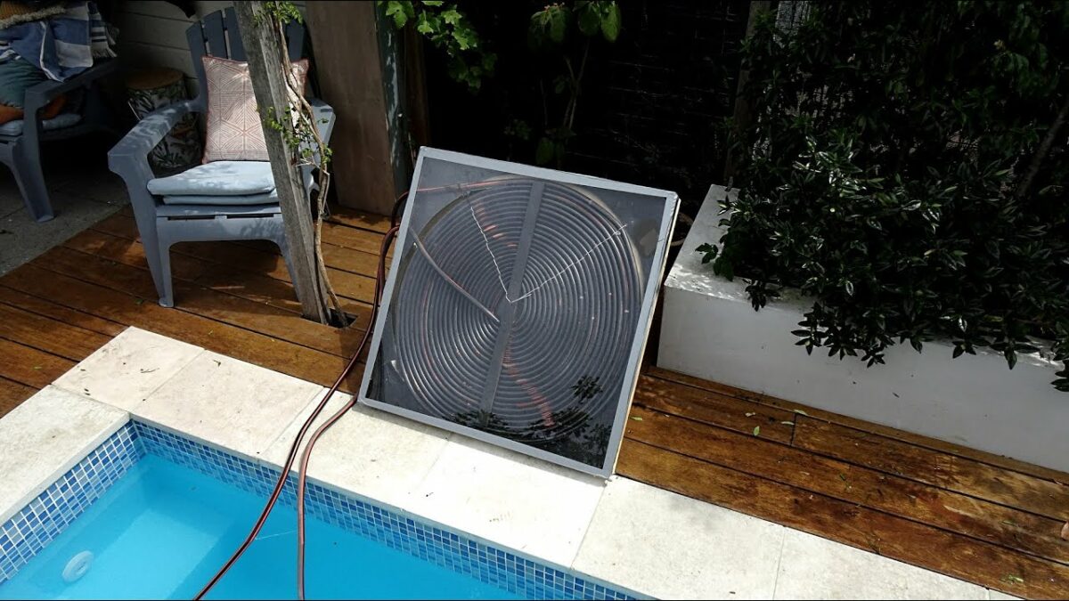 Zwembadverwarming zelf bouwen - Solar heater